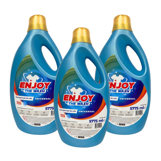 Pachet 3x Detergent Lichid Enjoy The Wash Universal 5.775L